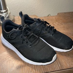 Black Adidas Cloud foam sneaker